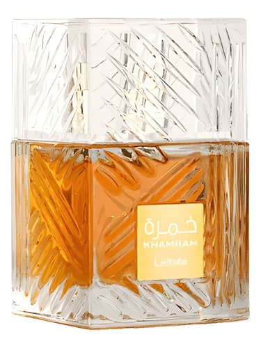 Lattafa Perfumes Khamrah perfume bottle
