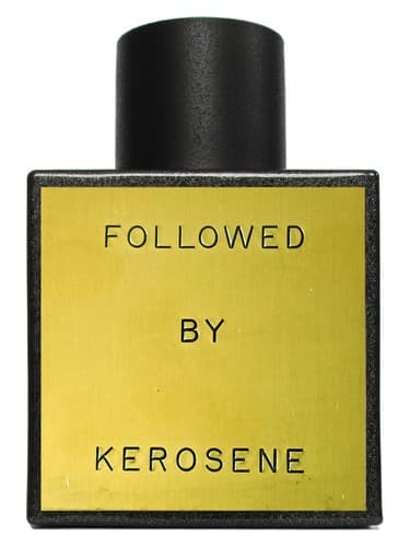 Kerosene Followed perfume bottle