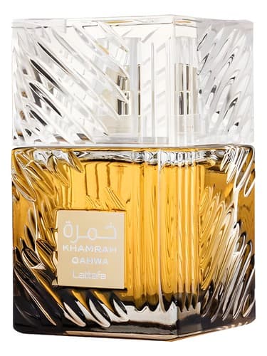 Lattafa Perfumes Khamrah Qahwa perfume bottle