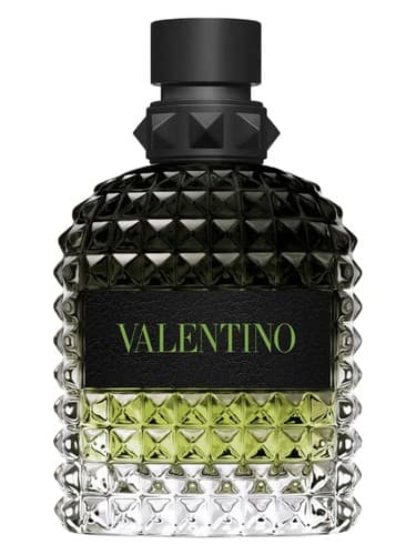 Valentino Valentino Uomo Born in Roma Green Stravaganza perfume bottle