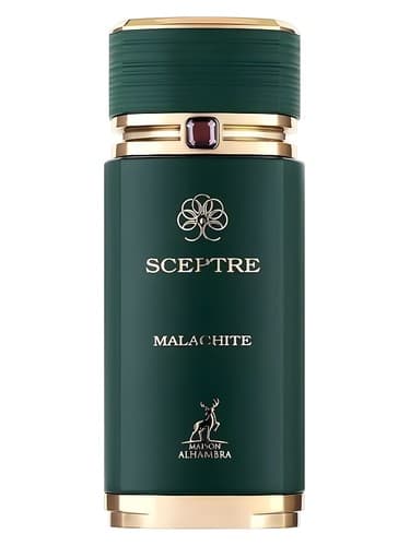 Maison Alhambra Sceptre Malachite perfume bottle